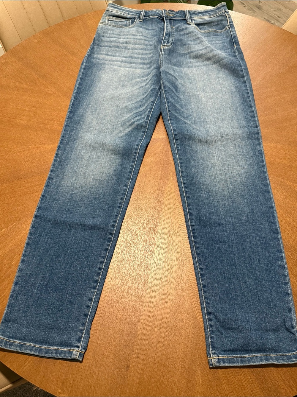Fashion Nova Women's Light Blue Straight Jeans